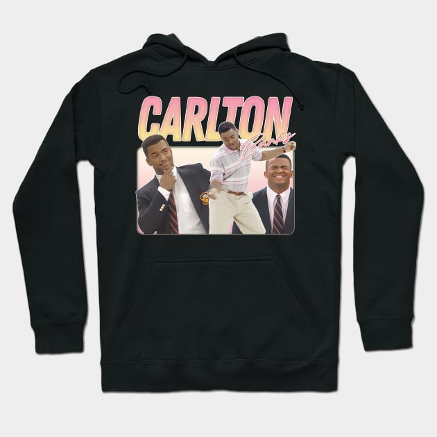 Carlton Banks - 90s Style Fan Design Hoodie by DankFutura